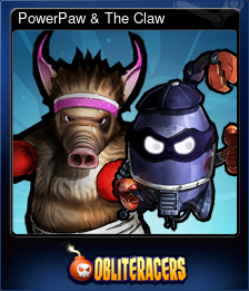 Series 1 - Card 7 of 8 - PowerPaw & The Claw