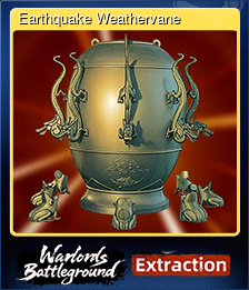 Series 1 - Card 3 of 10 - Earthquake Weathervane
