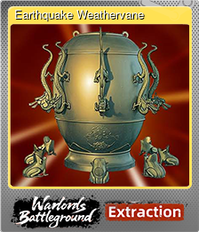 Series 1 - Card 3 of 10 - Earthquake Weathervane
