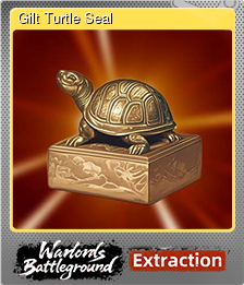 Series 1 - Card 6 of 10 - Gilt Turtle Seal