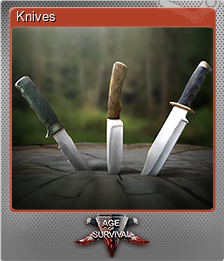 Series 1 - Card 4 of 5 - Knives
