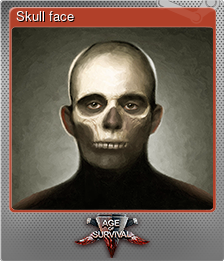Series 1 - Card 2 of 5 - Skull face