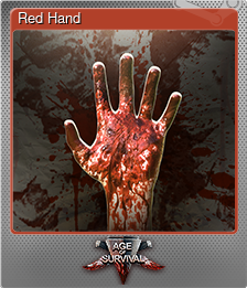 Series 1 - Card 5 of 5 - Red Hand