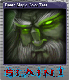 Series 1 - Card 3 of 5 - Death Magic Color Test