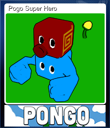 Series 1 - Card 4 of 5 - Pogo Super Hero