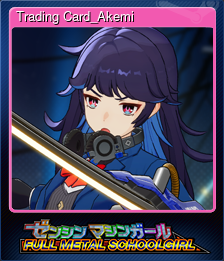 Series 1 - Card 2 of 8 - Trading Card_Akemi