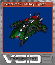 Series 1 - Card 1 of 6 - PerezGMK2 - Military Fighter