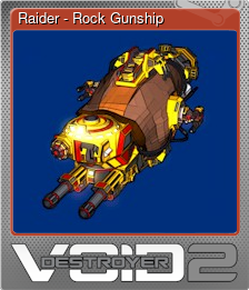 Series 1 - Card 4 of 6 - Raider - Rock Gunship