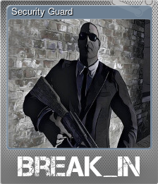 Series 1 - Card 1 of 5 - Security Guard