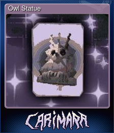 Series 1 - Card 9 of 11 - Owl Statue