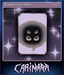 Series 1 - Card 11 of 11 - Suspicious Hole