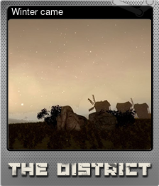 Series 1 - Card 6 of 6 - Winter came