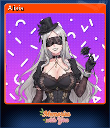 Series 1 - Card 4 of 9 - Alisia