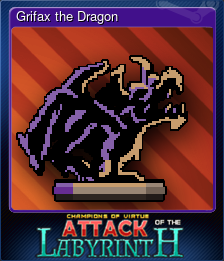 Series 1 - Card 4 of 8 - Grifax the Dragon