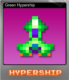 Series 1 - Card 3 of 6 - Green Hypership