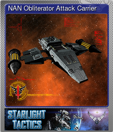Series 1 - Card 13 of 15 - NAN Obliterator Attack Carrier