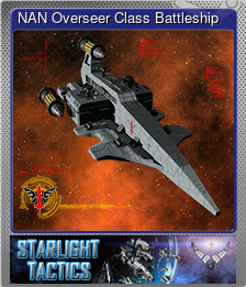 Series 1 - Card 14 of 15 - NAN Overseer Class Battleship
