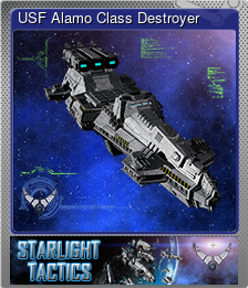 Series 1 - Card 1 of 15 - USF Alamo Class Destroyer