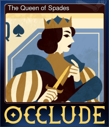 Series 1 - Card 8 of 12 - The Queen of Spades