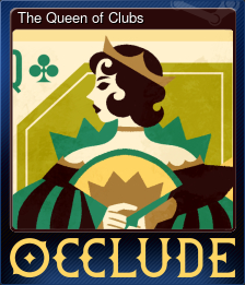Series 1 - Card 5 of 12 - The Queen of Clubs