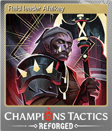 Series 1 - Card 9 of 9 - Raid leader Afalkay
