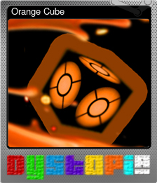 Series 1 - Card 6 of 9 - Orange Cube