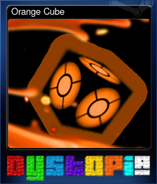 Series 1 - Card 6 of 9 - Orange Cube