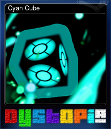 Series 1 - Card 7 of 9 - Cyan Cube