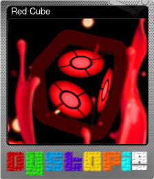 Series 1 - Card 1 of 9 - Red Cube
