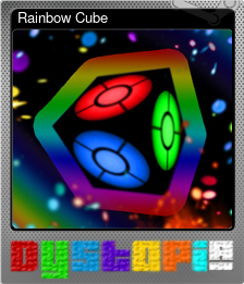 Series 1 - Card 9 of 9 - Rainbow Cube