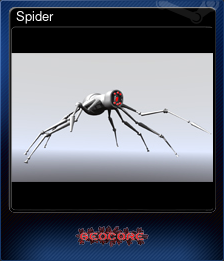 Series 1 - Card 4 of 5 - Spider