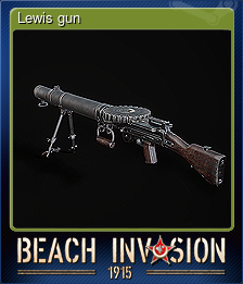 Series 1 - Card 5 of 6 - Lewis gun