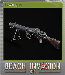 Series 1 - Card 5 of 6 - Lewis gun