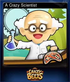 Series 1 - Card 1 of 5 - A Crazy Scientist