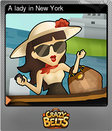 Series 1 - Card 3 of 5 - A lady in New York