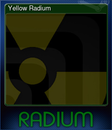 Series 1 - Card 2 of 5 - Yellow Radium