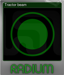 Series 1 - Card 3 of 5 - Tractor beam