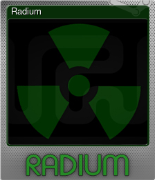 Series 1 - Card 1 of 5 - Radium