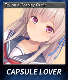 Series 1 - Card 4 of 6 - Try on a Cosplay Outfit