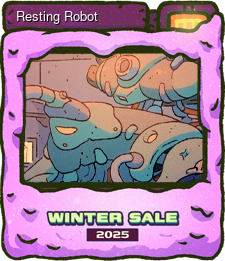 Series 1 - Card 9 of 10 - Resting Robot
