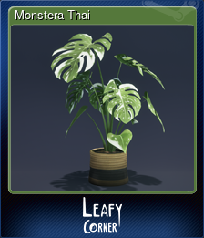 Series 1 - Card 5 of 8 - Monstera Thai