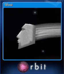 Series 1 - Card 1 of 6 - Moai