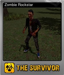 Series 1 - Card 11 of 15 - Zombie Rockstar