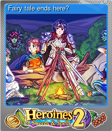 Series 1 - Card 12 of 12 - Fairy tale ends here?