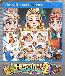 Series 1 - Card 4 of 12 - The unit's coat of arms