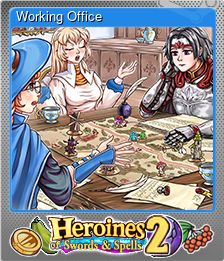 Series 1 - Card 1 of 12 - Working Office