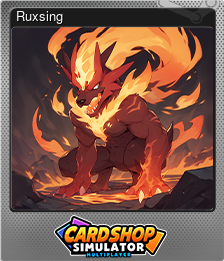 Series 1 - Card 5 of 10 - Ruxsing
