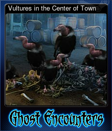 Series 1 - Card 2 of 8 - Vultures in the Center of Town