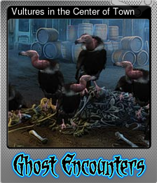 Series 1 - Card 2 of 8 - Vultures in the Center of Town