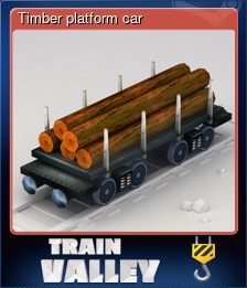 Series 1 - Card 7 of 12 - Timber platform car